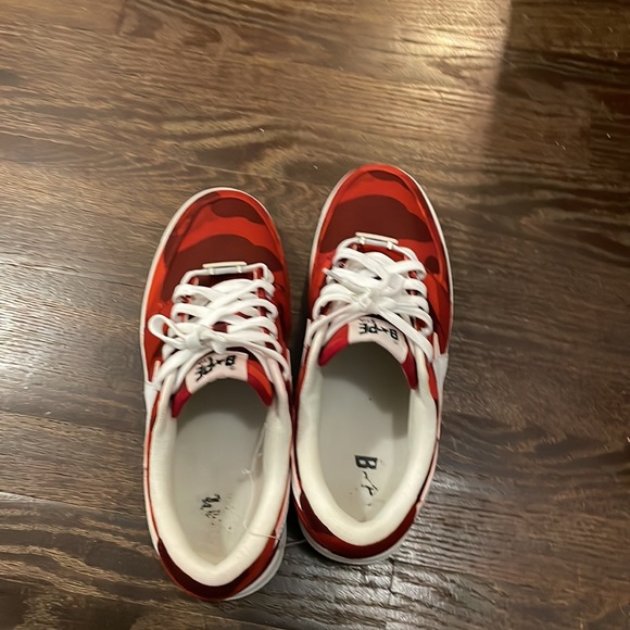 RED CAMO BAPE STA LOW                                   GREAT CONDITION - Picture 9 of 9